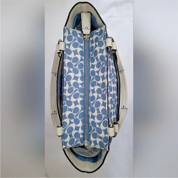 COACH CHELSEA SIGNATURE STRIPE HERITAGE TOTE F15137 - Picture 7 of 12